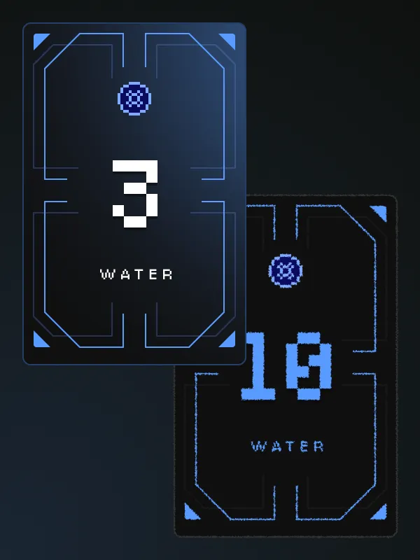 Water card front